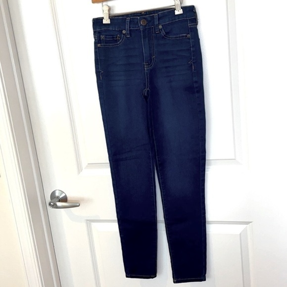 AEROPOSTALE | Women’s Dark Blue High Waisted Jeggings Size 00 - Picture 4 of 9